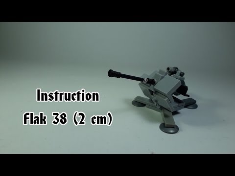 WW2 Flak 38 2 cm Lego instructions