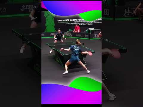 Charlotte Lutz s Cool Playing Style #탁구 #卓球 #乒乓球 #pingpong #tabletennis #worldtabletennis #shorts