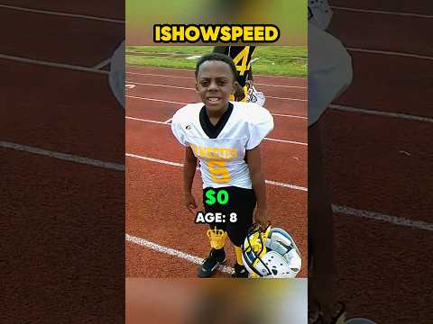 IShowSpeed’s EVOLUTION: From Zero to Streaming Legend 🎥💰 (2005-2025) #evolution #shorts #ishowspeed