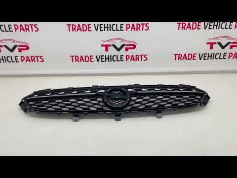 Fits Vauxhall Corsa F 2020- Front Bumper Main Center Grille Black With Chrome Trim video