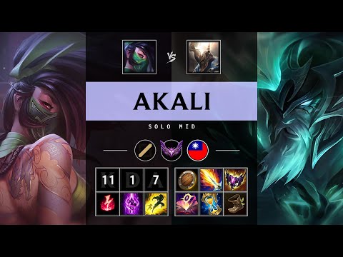 Akali Mid vs Pantheon: Triple Kill, Legendary - TW Master Patch 14.24