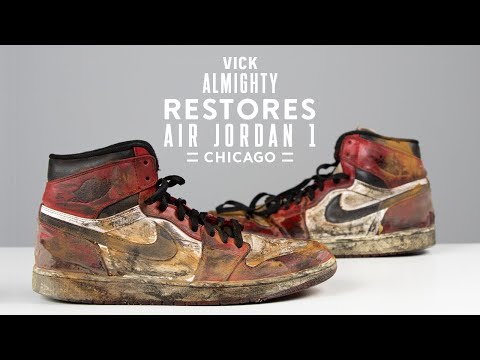How to Restore a Beat Pair of Air Jordan Chicago 1's