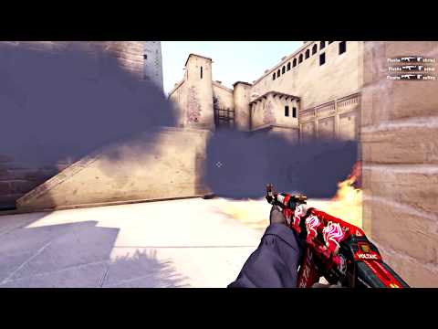 Fnatic Flusha's 4K with AK-47 on Mirage vs Mousesports @ ELEAGUE CSGO Premier 2017