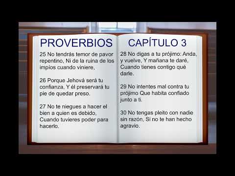 LA BIBLIA HABLADA " PROVERBIOS 1 al 31 " COMPLETO ANTIGUO TESTAMENTO