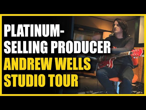 HOME STUDIO TOUR with Andrew Wells Platinum-Selling Producer (Halsey, Celine Dion, X Ambassadors)