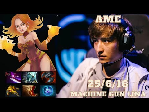 Ame - LINA Carry - Machine gun AUTO RIGHT CLICK [Dota 2 Pro Highlight]
