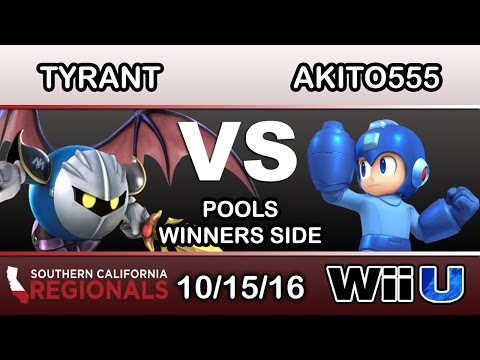 SCR 2016 - NME | Tyrant (Meta Knight) Vs. 2S | Akito555 (Mega Man) Pools Winners Side - Smash Wii U