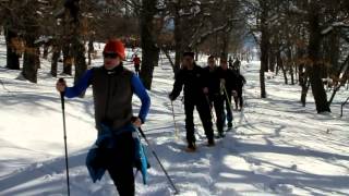 preview picture of video 'IV Marcha de esquís y raquetas al pico Liguardi'
