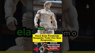 Você Está Perdendo Respeito Toda Vez Que Responde… #filosofia #curiosidades #estoicismo
