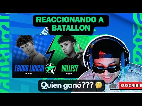 🔥 BATALLON 🔥YANCOHH REACCIONA A EXODO LIRICAL VS VALLES-T I ESTRELLAS DEL FREESTYLE 🌟