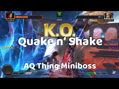 [AQ] Map7 Day 4 The Thing Miniboss Oneshot with Quake (I‘m getting Better 😂) | MCOC