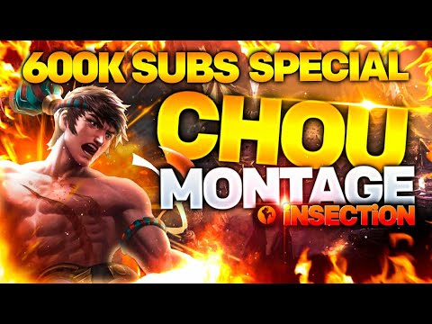 MOONTON Will Nerf iNSECTiON After this Video | Chou Montage iNSECTiON- 65 | 600K SUBS SPECIAL l MLBB