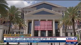 Duval County court records restored after I.T. mistake