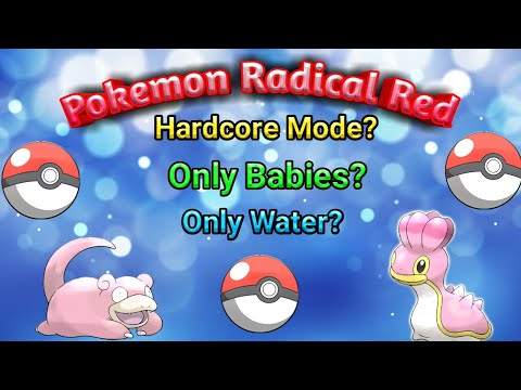 Can I Beat Pokemon Radical Red 2.3a Hardcore Mode With Just Not Fully Evolved Water-Type Pokemon?