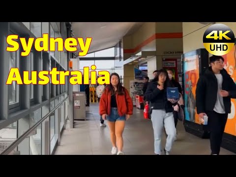 Sydney Walking Tour | Rhodes Train Station Winter 2022 #Sydney_Walking_Tour
