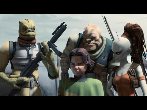 Boba Fett gets revenge on Mace Windu [4k HDR] - Star Wars: The Clone Wars