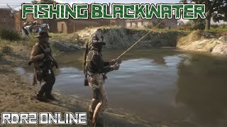 FISHING BLACKWATER 🎣 FULL VIDEO 🎣 SELL FISH TO THE BUTCHER 🎣 RDR2 ONLINE 🎣 RED DEAD FISHING 🎣
