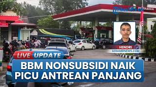 Dampak Naiknya Harga BBM Nonsubsidi, Antrean Pertalite Mengular di SPBU Banda Aceh-Aceh Besar