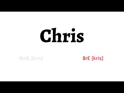 How to Pronounce chris in American English and British Englishchris
