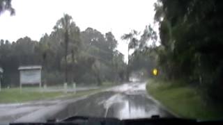 preview picture of video 'TROPICAL STORM DEBBIE DRIVING TO HUDSON BEACH  HUDSON FLORIDA PASCO COUNTY PART 4'