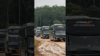 Download lagu bus PO Haryanto melewati jalan berlumpur #shortvideo #bus #poharyanto mp3