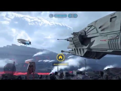 AT-AT crushing rebel scum