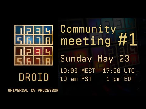DROID community meeting #1