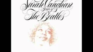 Sarah Vaughan / Yesterday