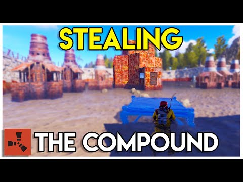 RUST SOLO PLAYER STEALS CLAN COMPOUND ON OFFICIAL SERVER! (part 1/3) - Rust