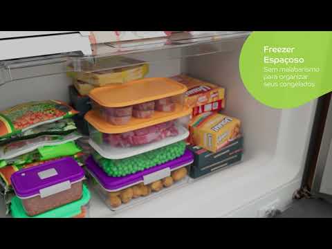 Video thumbnail of Geladeira Frost Free Duplex Consul 455 Litros 2 Portas CRM53M