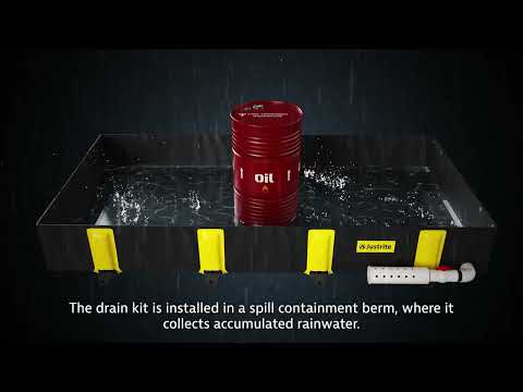 How the Justrite HFF Berm Filter Works | Spill Containment & Hydrocarbon Control