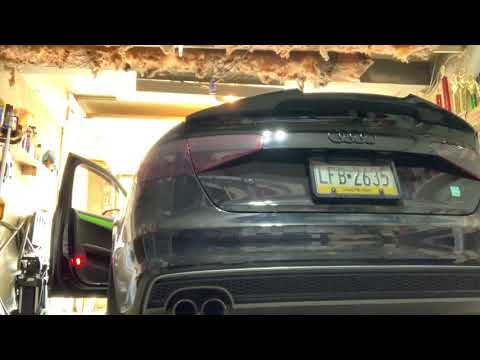 Integrated Engineering stage 2 crackle tune with resonator delete and hfc Audi A4 b8.5