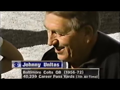 Johnny Unitas Sideline Ravens Interview (2000)