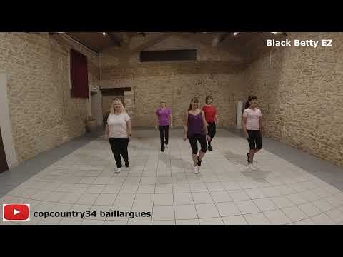 BLACK BETTY EZ Line Dance (DEMO & TEACH)