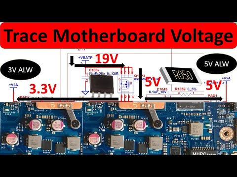 Learn how track Laptop motherboard voltage laptop schematics reading