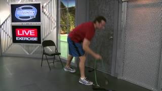 Standing Leg Abduction with Resistance Band exercise video thumbnail