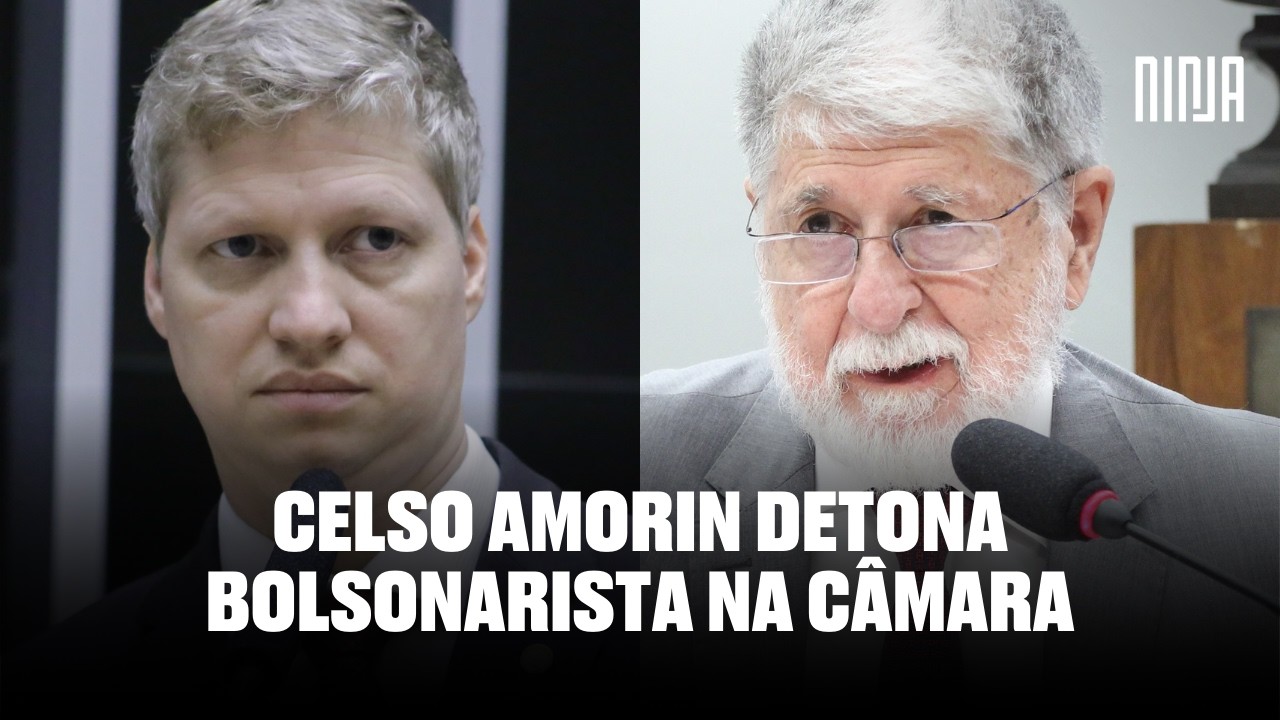 💣Bolsonarista descontrolado tenta irritar Celso Amorim e se dá mal💣ignorância desnudada por ministro