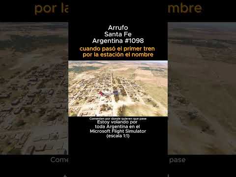 Arrufo, Santa Fe desde el Microsoft Flight Simulator #arrufo #santafe #msfs #argentina