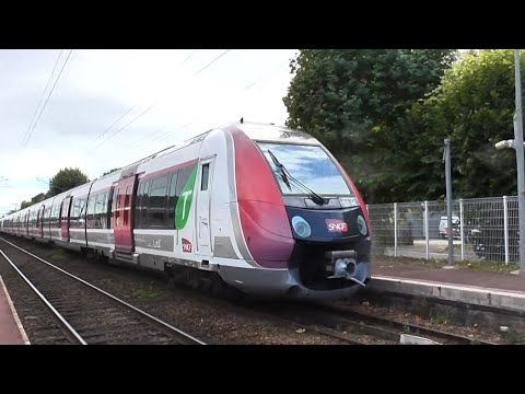 Z50000 NAT : A la gare de Valmondois sur la ligne H du Transilien