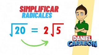 COMO SIMPLIFICAR RADICALES Super facil - Para principiantes