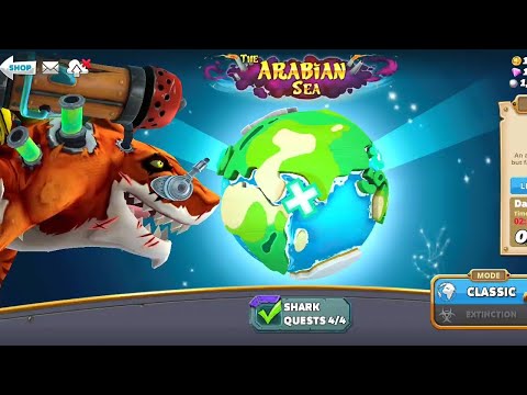 Hungry Shark World - MELTDOWN SHARK - The Arabian Sea Gameplay