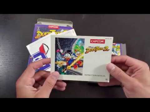 DUCK TALES 2 (NES) UNBOXING AND FIRST IMPRESSIONS [4K]