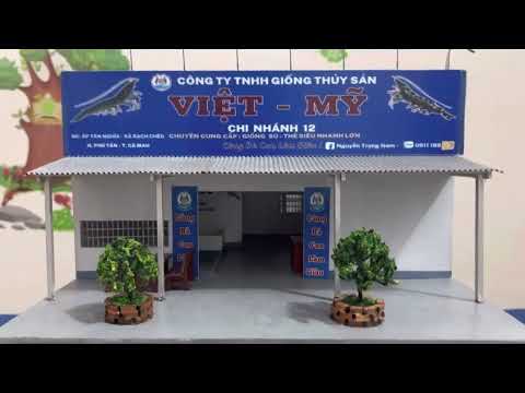 Nhà mô hình chi nhánh 12 Việt Mỹ #tomgiongvietmy #xuhuong #camau #tiktok
