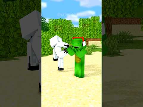 Mikey JJ Sister vs Null Herobrine Entity - Minecraft Animation