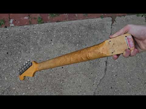 Insane 1963 Stratocaster Fender Neck Figured Maple Birdseye, Flame, Quilted image 26