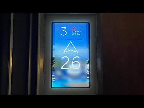 ThyssenKrupp Traction Modded Elevators at Marriott Water Street, Tampa, FL