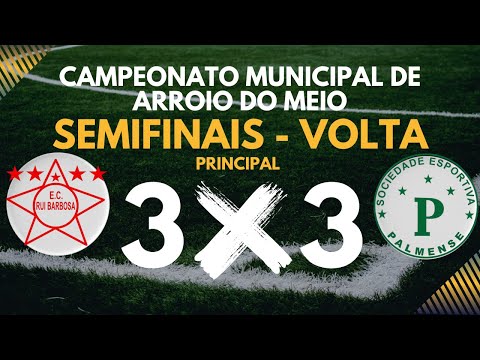Melhores Momentos - Rui Barbosa 3 X 3 Palmense - Categoria Principal