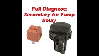 Secondary Air Injection System on BMW E46 330XI (Code P0491/P0492)