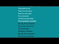 Im A Coconut Lyrics
