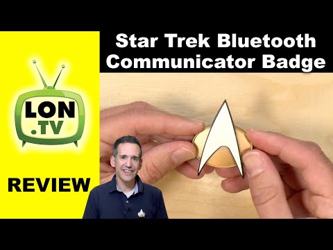 Star Trek Bluetooth Communicator Badge Review - It Really Works! (sorta)